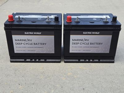 RV DEEP CYCLE BATTERIES, 12V