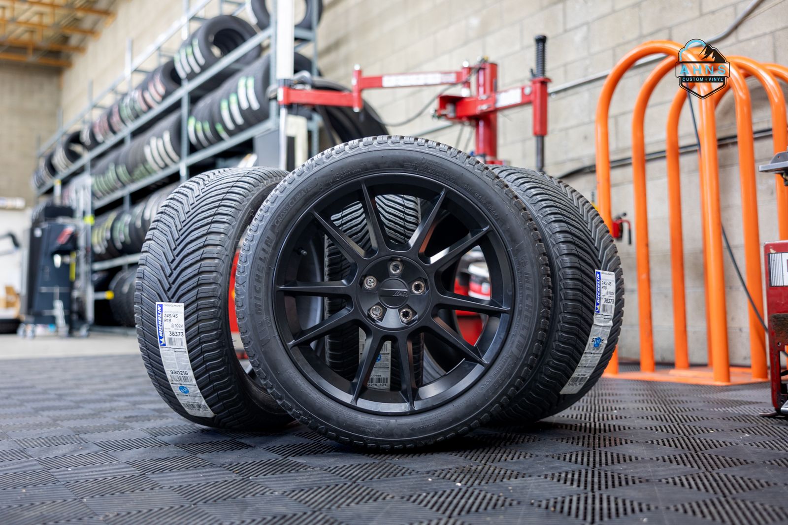 19" Tesla Model S | 245 45 19 Michelin Cross Climate 2 | Free Install | Free Lugs | 245/45r19 | Acura | Audi | Mercedes