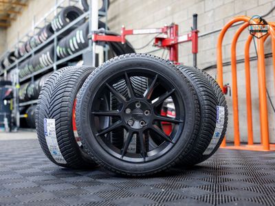 19" Tesla Model S | 245 45 19 Michelin Cross Climate 2 | Free Install | Free Lugs | 245/45r19 | Acura | Audi | Mercedes