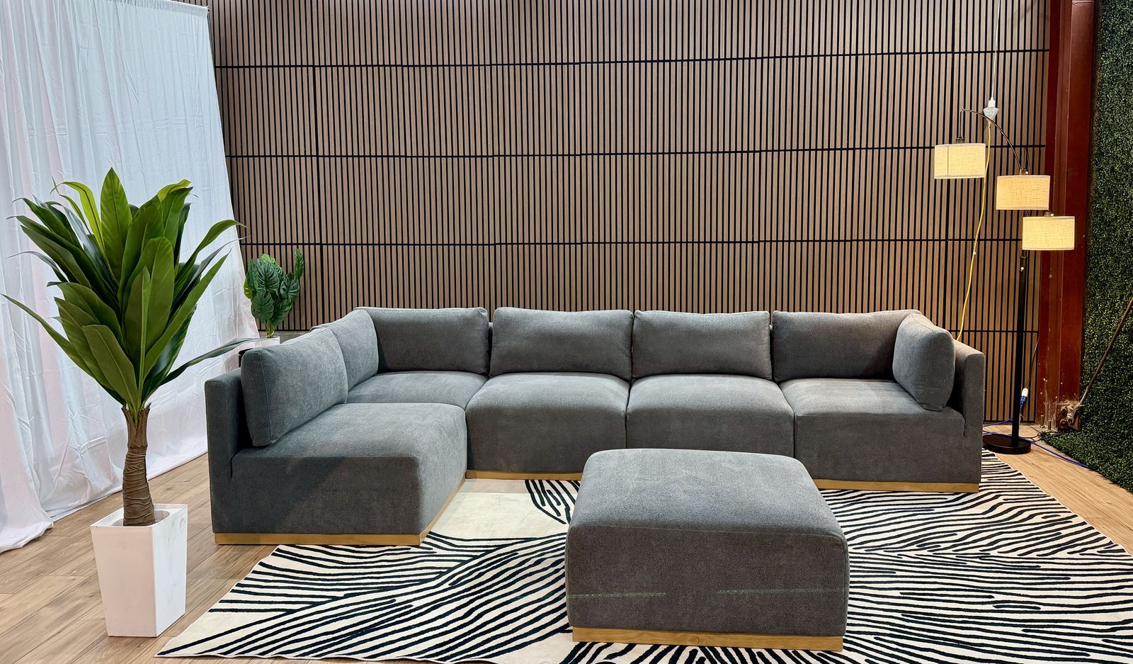 HENREDON 6 PIECE MODULAR FABRIC SECTIONAL – SAME DAY DELIVERY