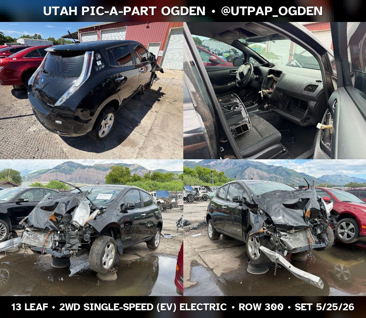 2013 Nissan Leaf Parts - UTPAP Ogden