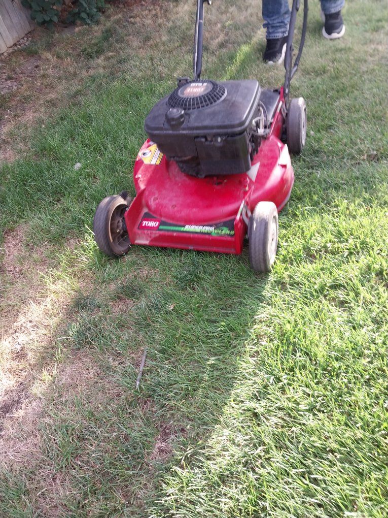 toro super pro recycler 2 gas power self-propelled lawn mower/mulcher