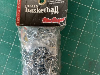 MacGregor Heavy-Duty Chain Basketball Net - Official Size 12 Loop Zinc Plated Steel