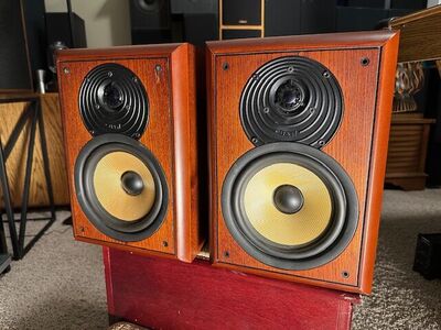 B&W CDM2 highly regarded two-way bookshelf speakers
