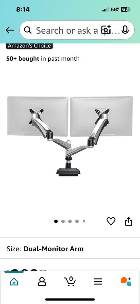 Vari Dual Monitor Arm