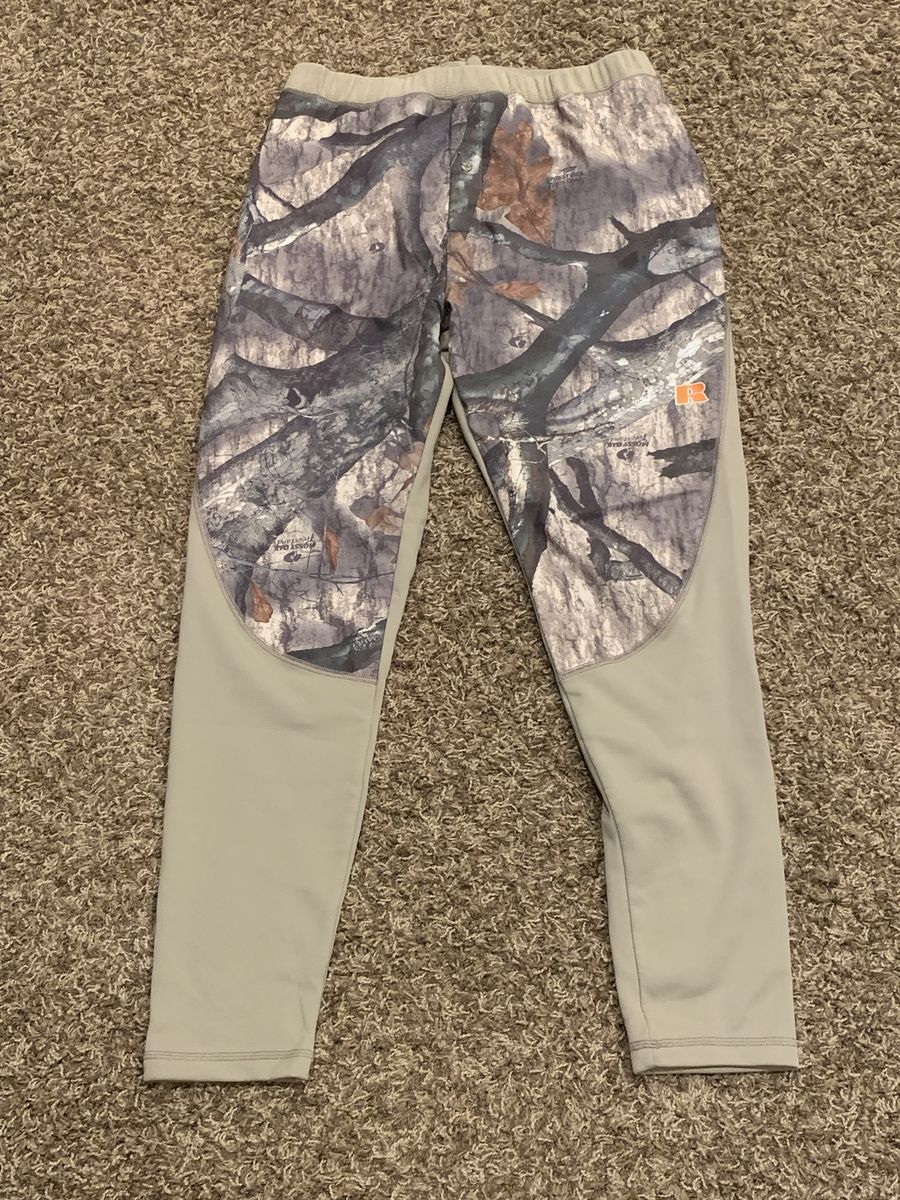 Russell Outdoors Camo heavy duty base layer Leggings Men's XL