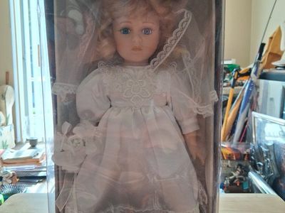 Classic Treasures Porcelain Bride Doll - Special Edition Collectible with COA