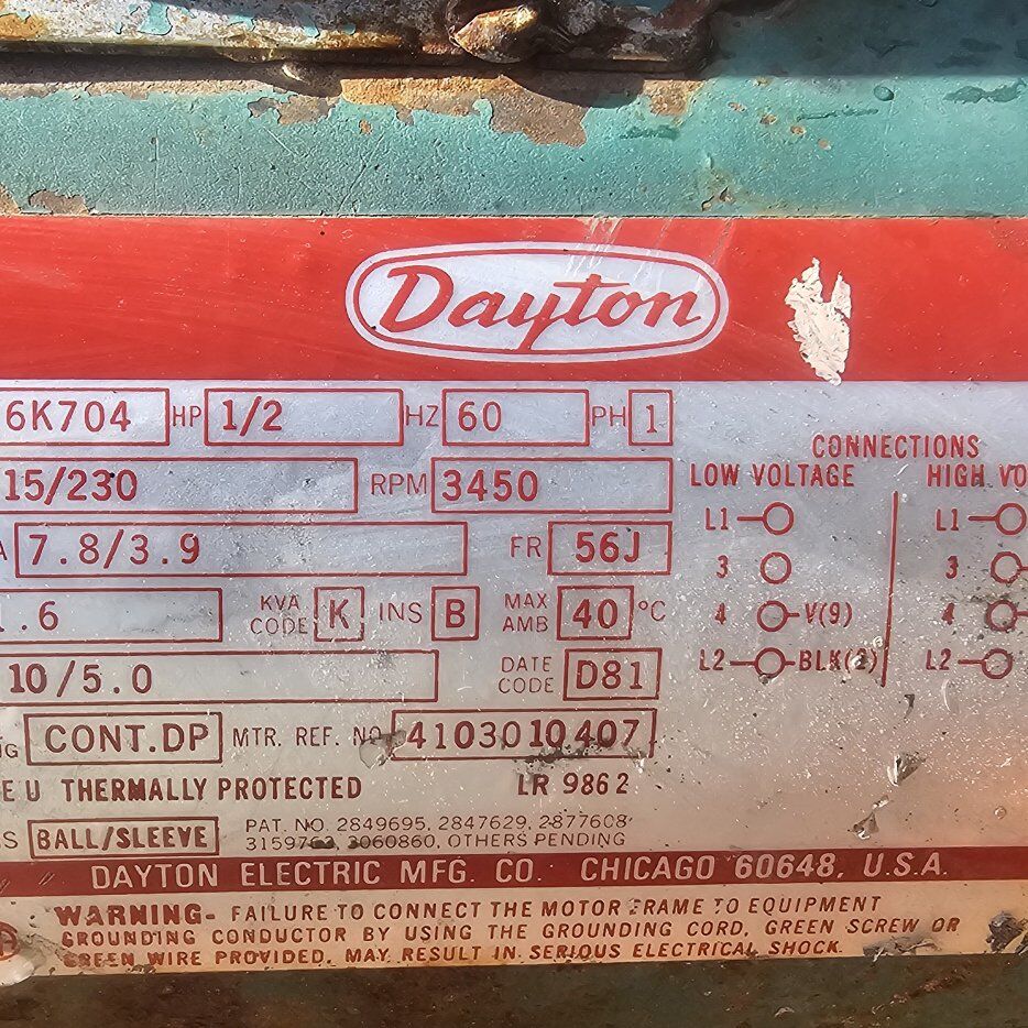 water pump Dayton irrigation water pump