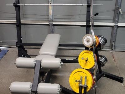 weight bench and 175 pounds