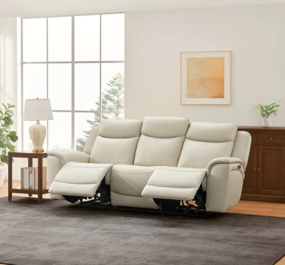 4TH OF JULY LIVING ROOM EVENT | SANDERS LEATHER POWER RECLINING SOFA
