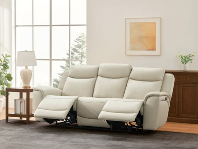 4TH OF JULY LIVING ROOM EVENT | SANDERS LEATHER POWER RECLINING SOFA