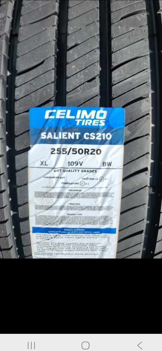 255/50r20 celimo salient cs210