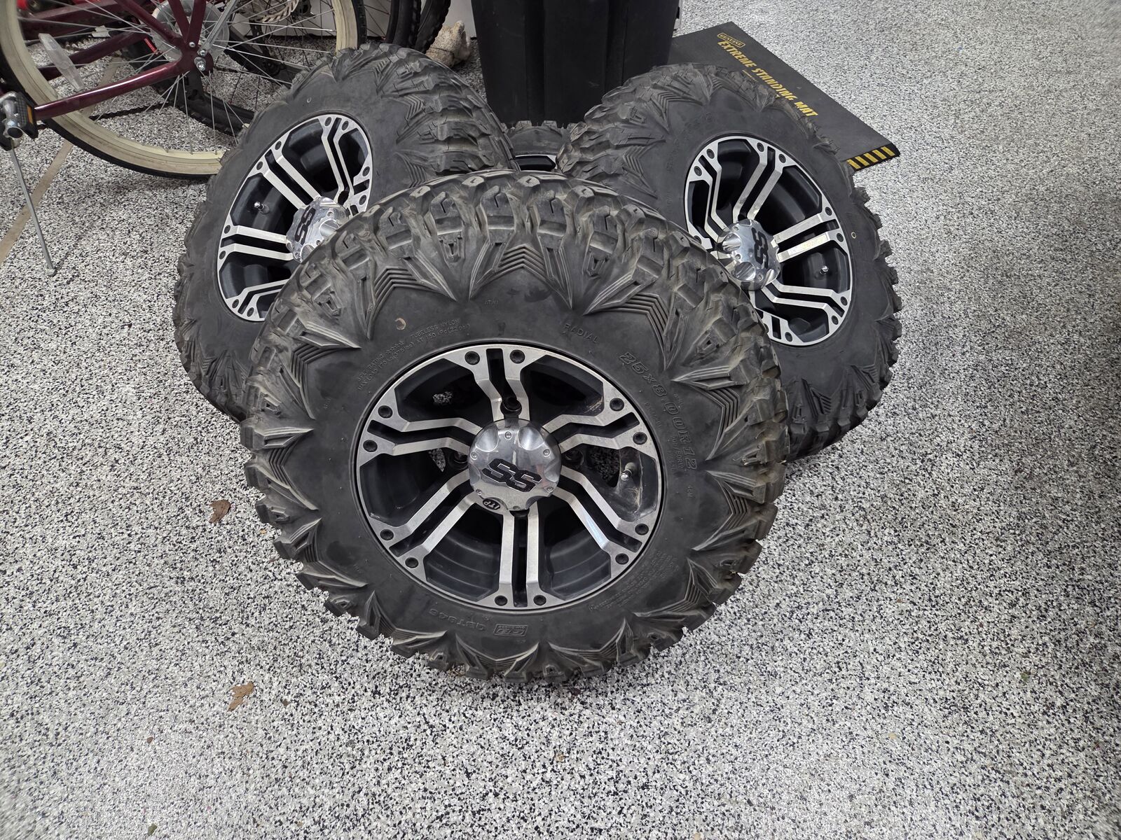 (4) Quadboss QBT846 tires and rims