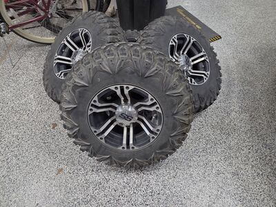 (4) Quadboss QBT846 tires and rims