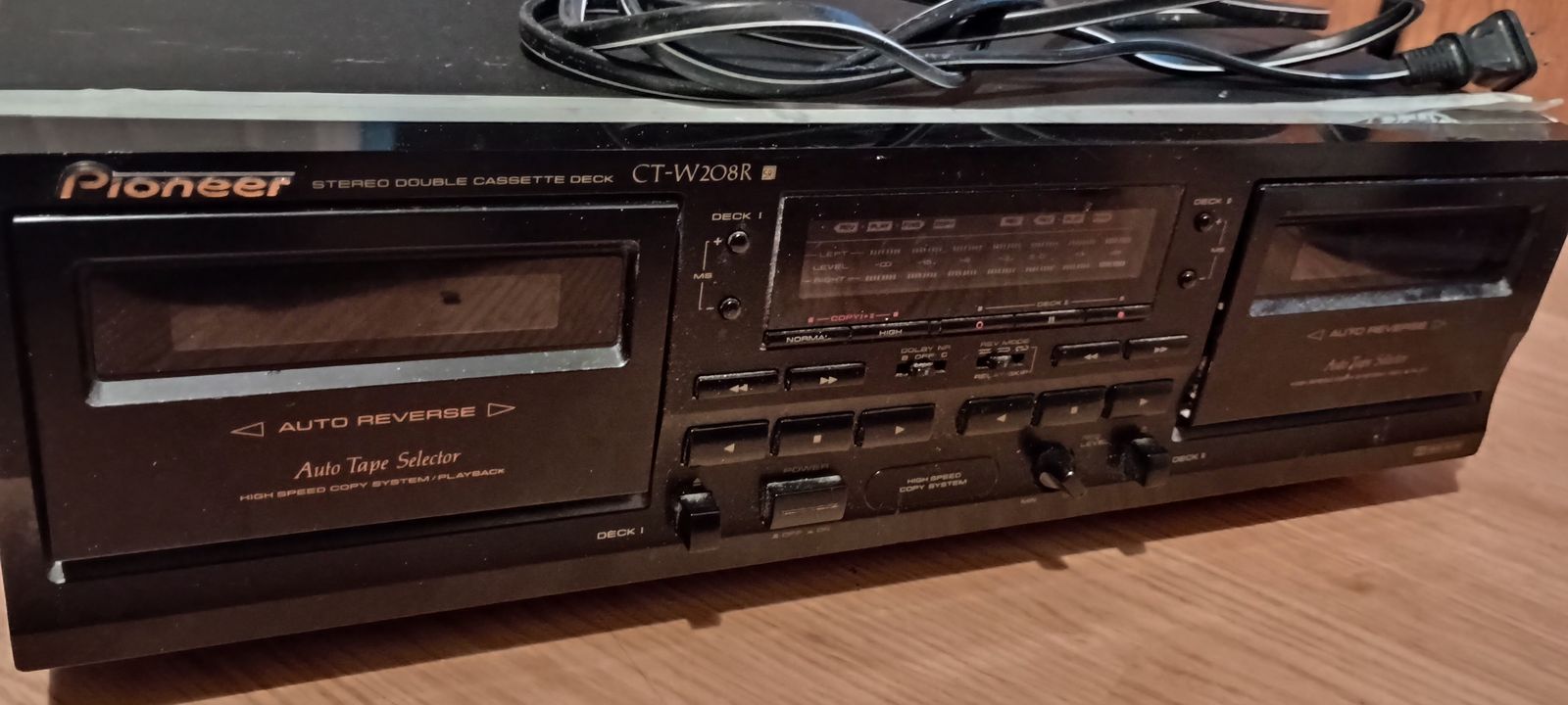 VINTAGE Pioneer Dual Cassette Tape Player Recorder