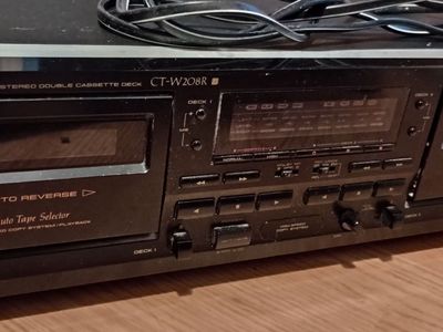 VINTAGE Pioneer Dual Cassette Tape Player Recorder