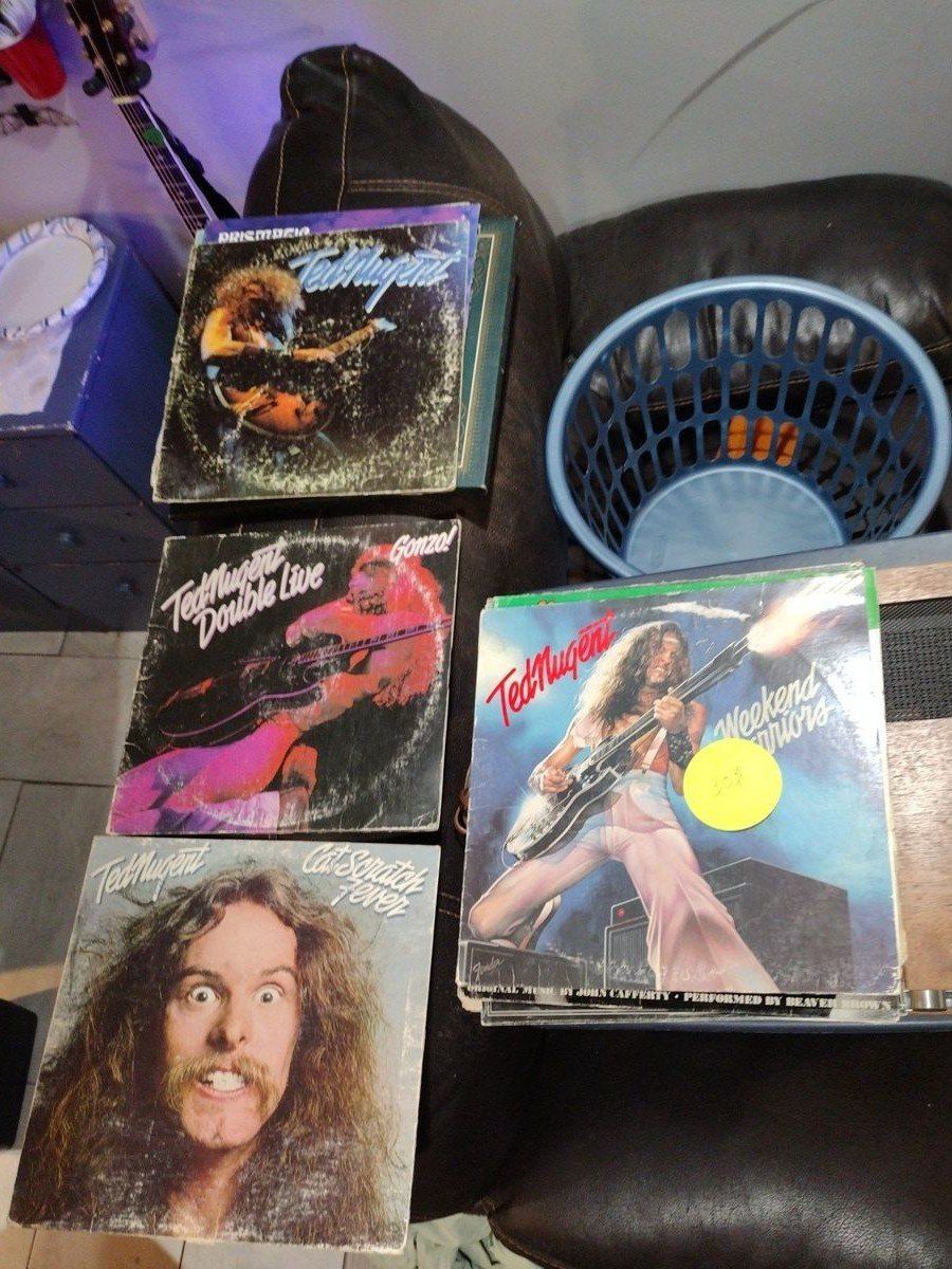 4 " Ted Nugent " vinyl records