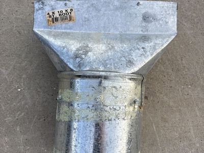 Used 4 X 10 X 6 St. Register Boot Duct