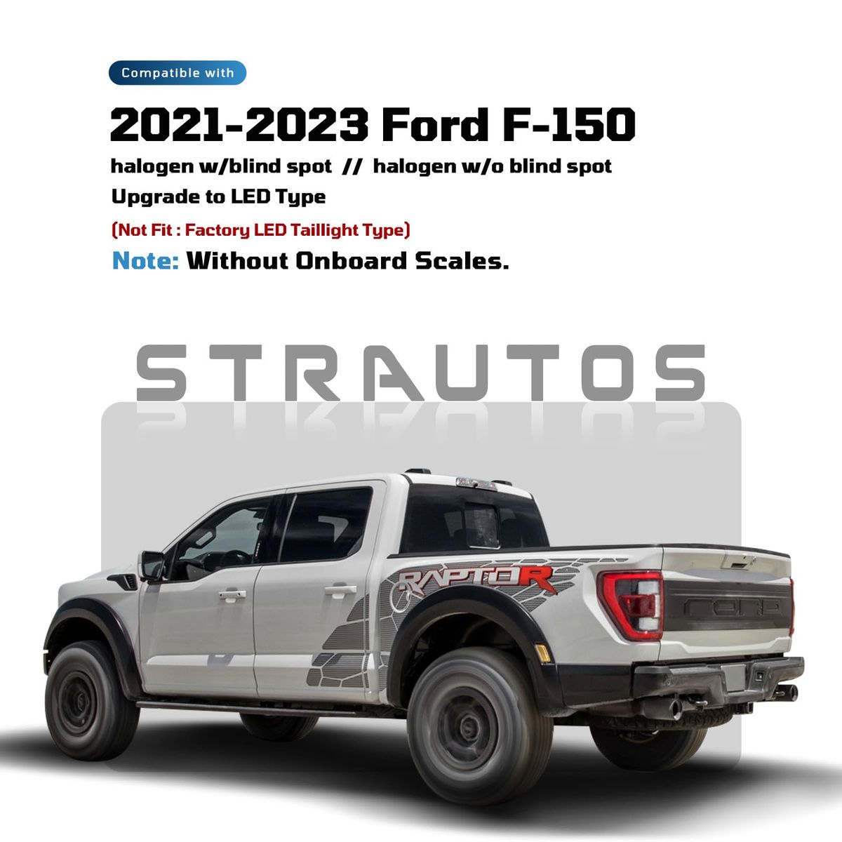2021–2023 Ford F-150 LED Tail Lights – Pair – Open Box