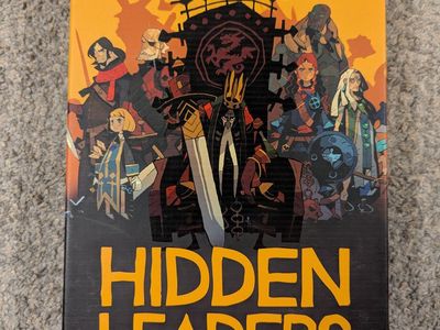 Hidden Leaders Board Game - Used Good Condition Strategy Card Game