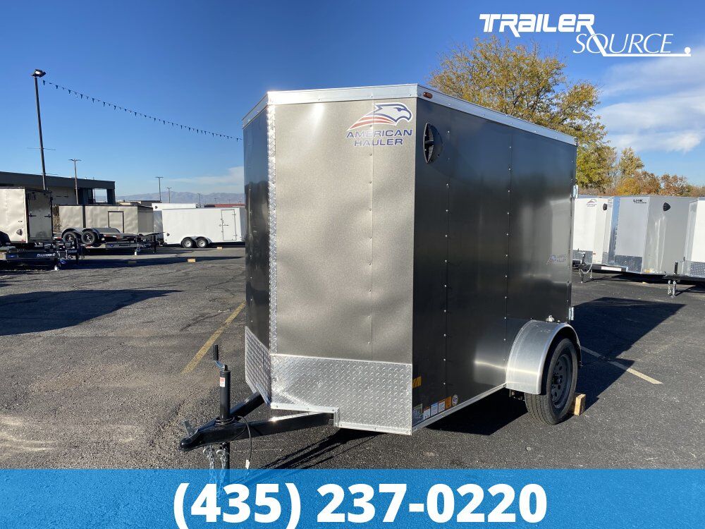 5x8 American Hauler Arrow Deluxe Enclosed Cargo Trailer - 6'0" Interior - 3.5K GVWR Barn Doors