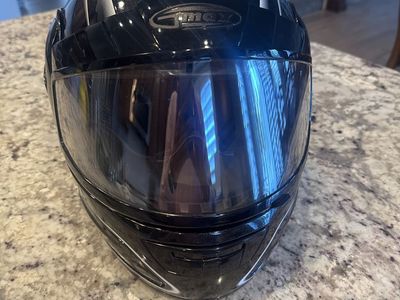 GMAX Snowmobile Helmet - Black, Size Large - Full Face Winter Sports Protection