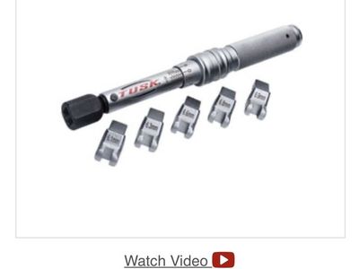 Tusk Spoke Torque Wrench Set with Storage Case & Manual