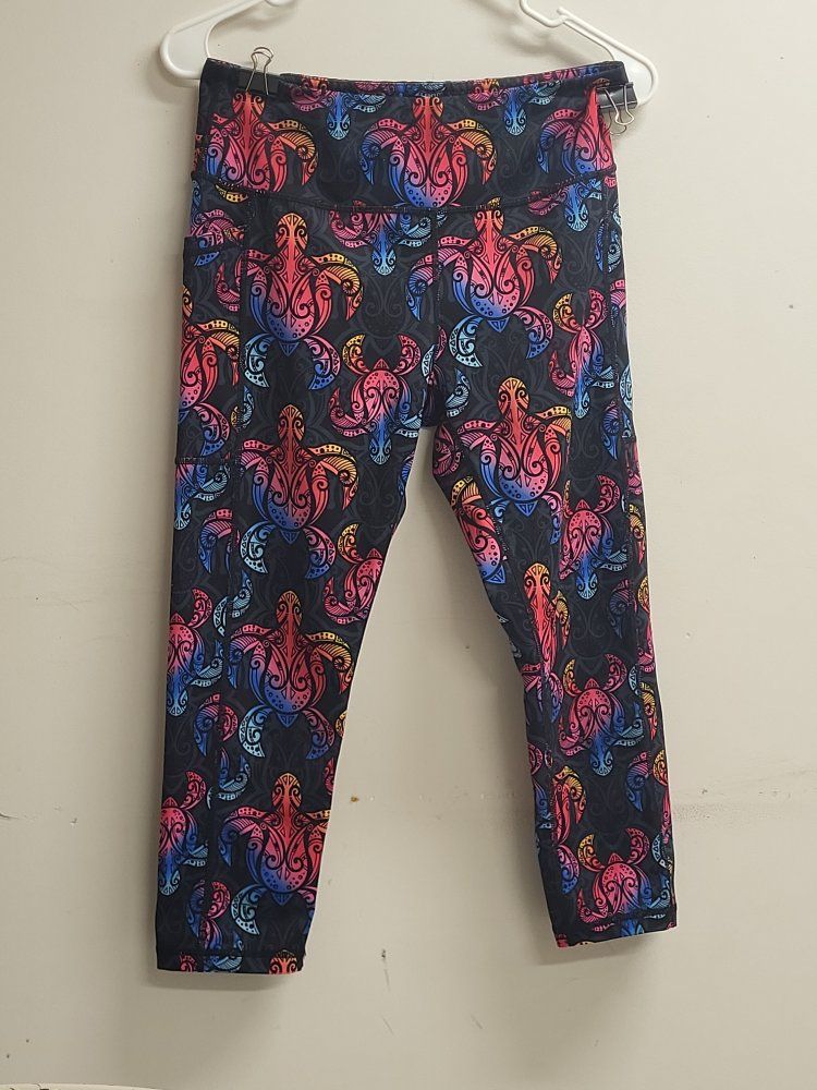 Constantly Varied Gear (CVG) Squats Approved Leggings - Medium, Sea Turtle Print New with Out tags