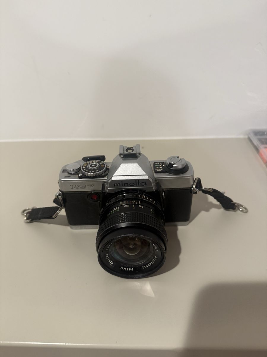 Minolta XG-M 35mm SLR Film Camera w/ Vivitar 28-85mm F/3.5-4.5 Lens
