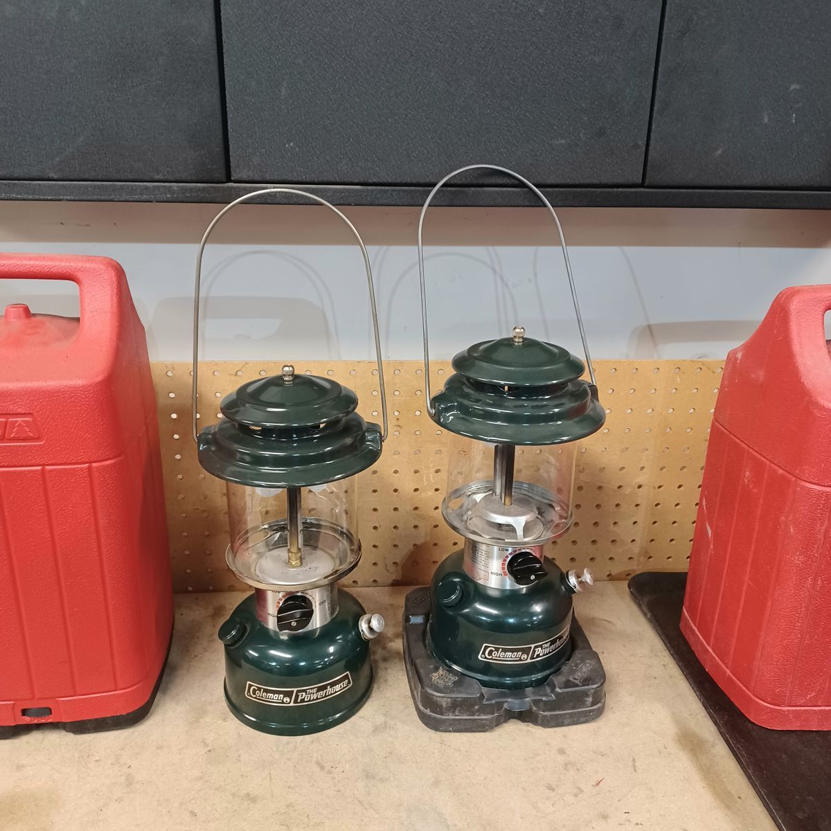 Coleman lanterns. Camping ready. $50 ea.