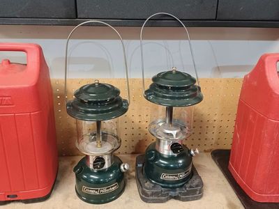 Coleman lanterns. Camping ready. $50 ea.