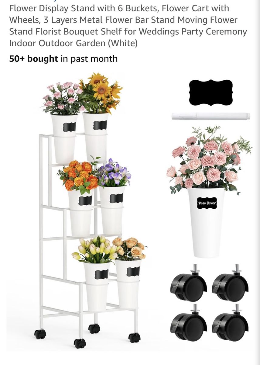 Flower display stand $25//day