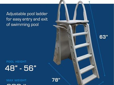 A Frame Safety Ladder for Above Ground Pool