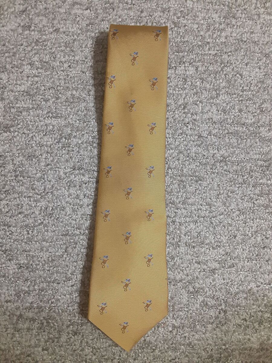 Brooks Brothers Dancing Martini Yellow Tie