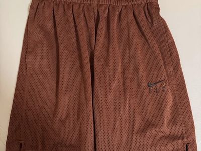 Nike Fly Dri-FIT Mesh Athletic Basketball Shorts Brown Size Extra Small XS