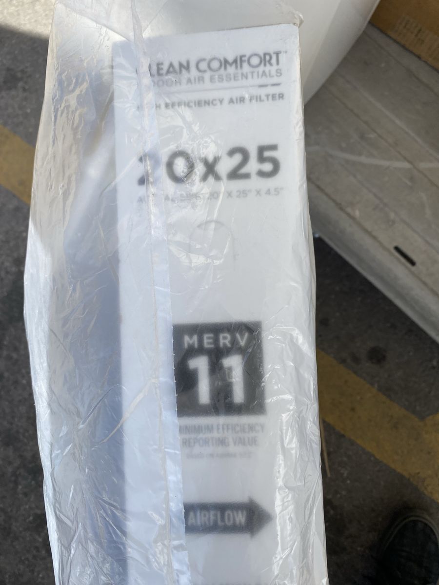 20x25x4.5 MERV 11 AIR FILTER