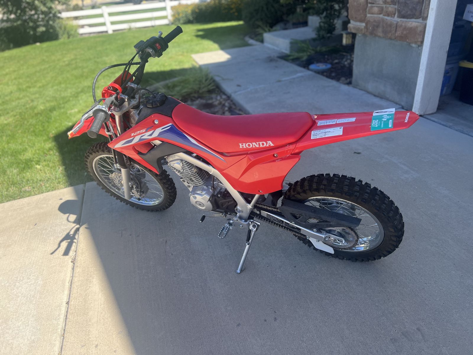2022 Honda CRF125F – Excellent Condition – Barely Ridden