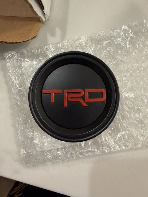 OEM TRD Toyota Flat Black Cap Tacoma/4-Runner SET of 4