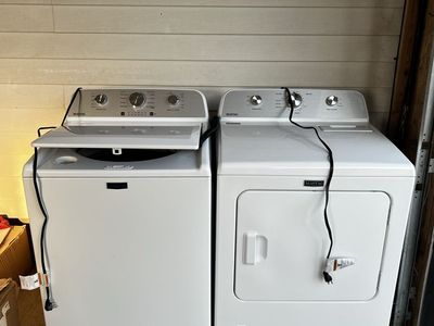 Washer and gas dryer