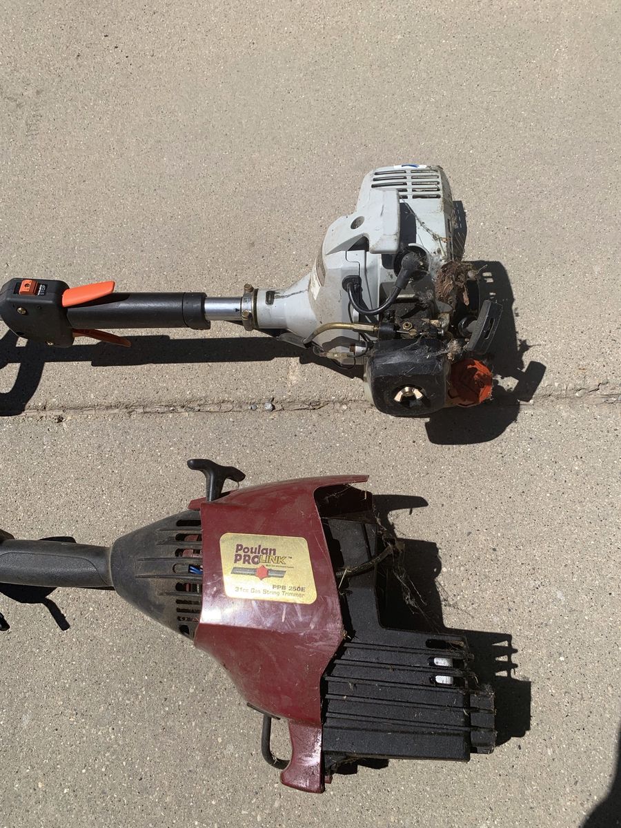 2 Weed wacker eater trimmer gas powered non working home garden lawn yard