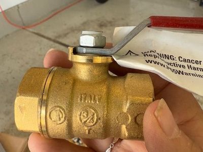 ¾” GAS SHUT OFF VALVES