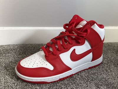 Championship Red Dunk High Mens 8.5