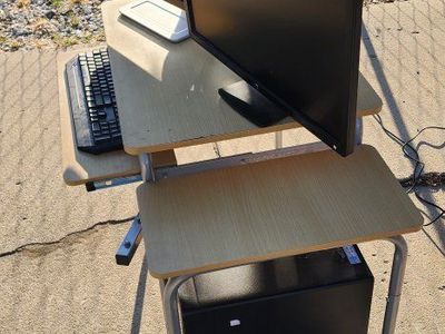 Computer set up.