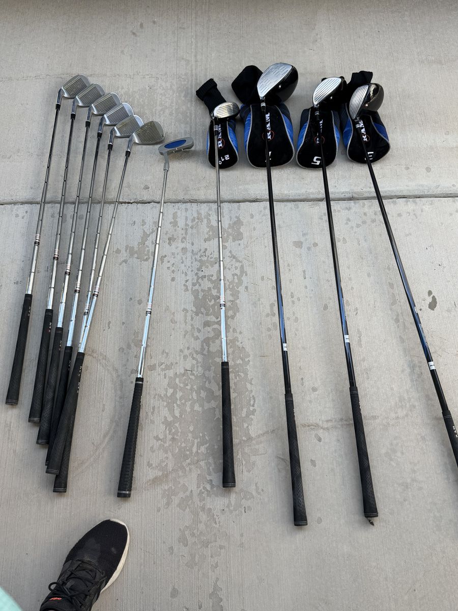 RAM 11 pc golf club set and bag