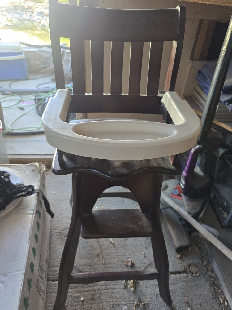 Wooden High Chair