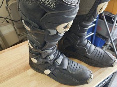 Thor T-30 Motocross Dirt Bike Boots Men's Black - Size 11