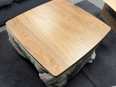 Heated coffee table