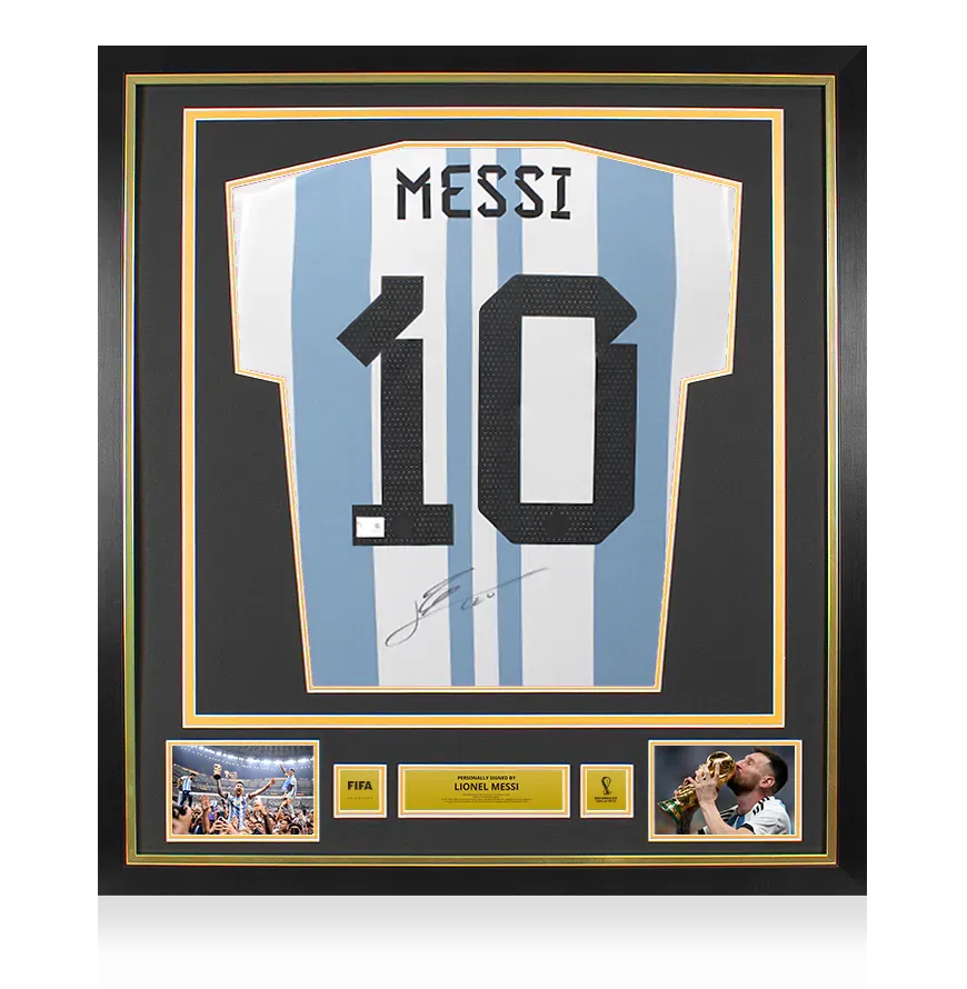 Certified Signed Messi Jersey