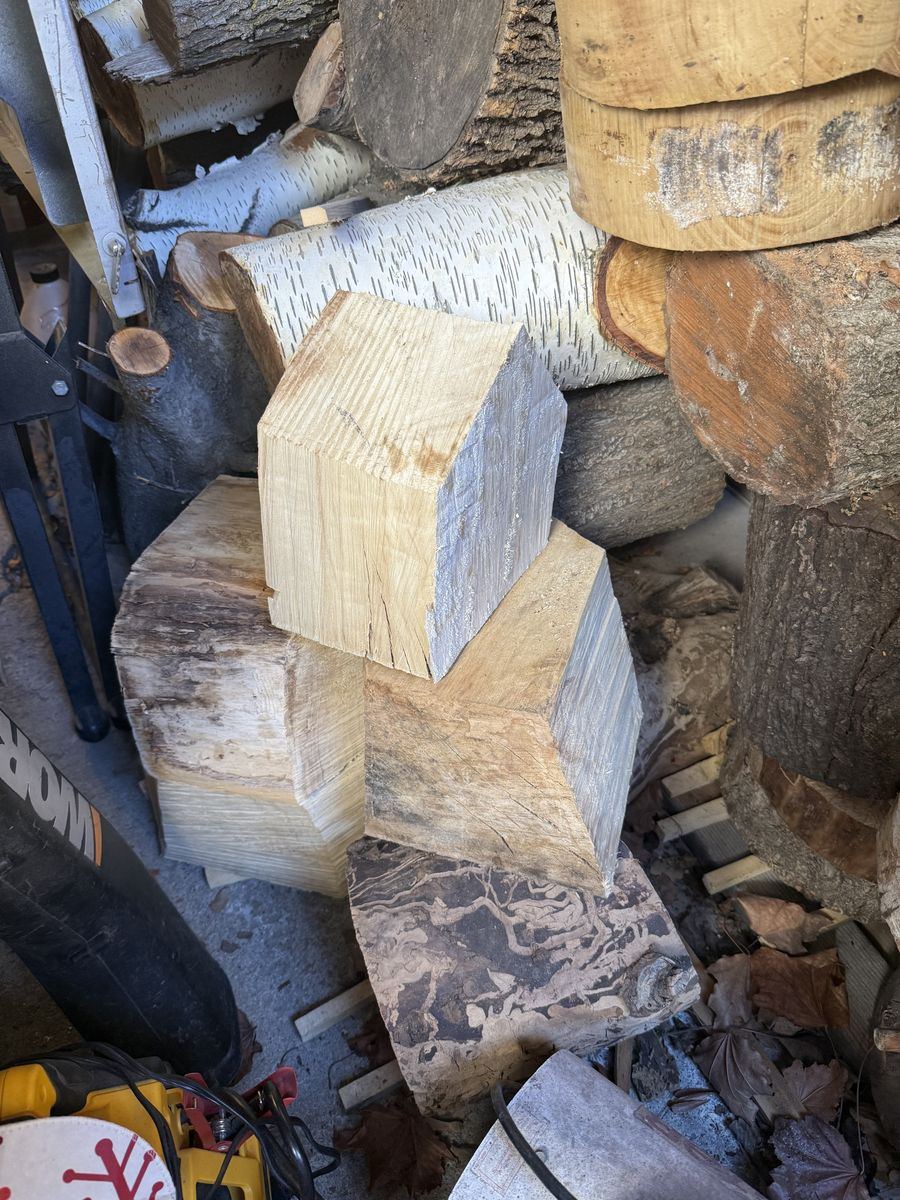 Wood turning project wood blanks