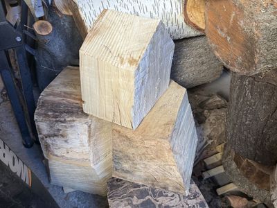 Wood turning project wood blanks